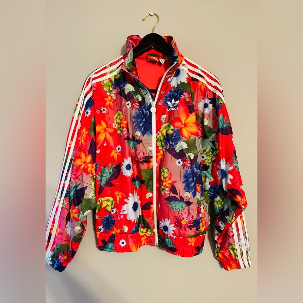 Adidas girls light jacket, youth size large